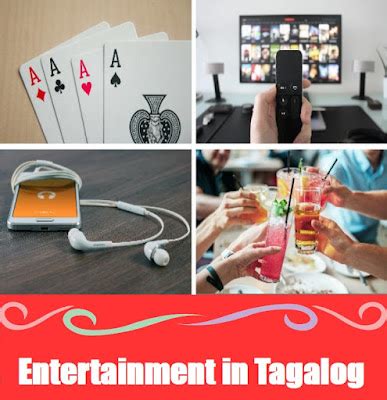 Entertain in Tagalog.
